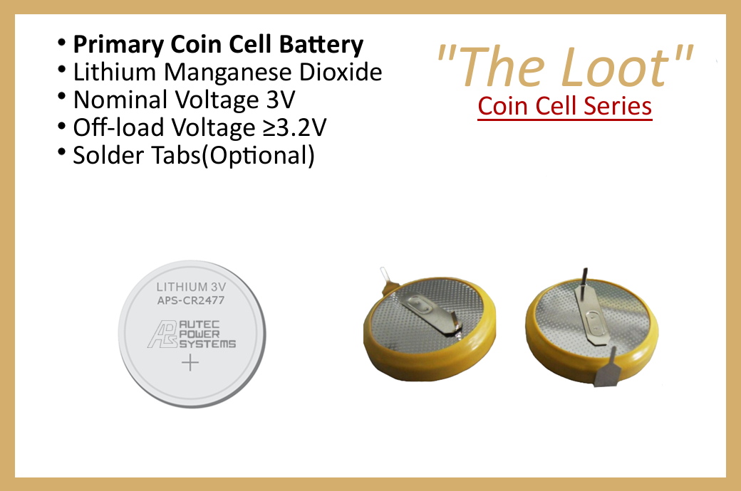 Coin Cell Series "The Loot" Autec Power Systems